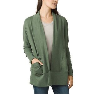 PrAna Centerpiece Wrap Forest Green Size Medium